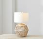 Abaca Woven Table Lamp (25")