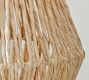 Abaca Woven Table Lamp (25")
