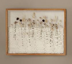 Dried Woven Botanical Shadow Box