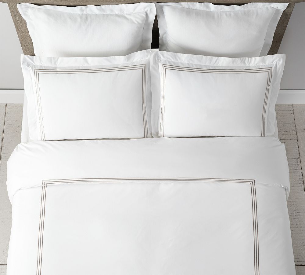 Grand Organic Percale Duvet Cover