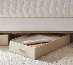 Linen Underbed Baskets
