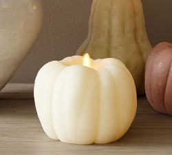 Open Box: Premium Flickering Flameless Wax Pumpkin Candle
