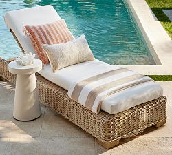 Huntington Wicker Outdoor Single Chaise Lounge
