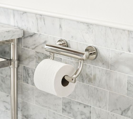 Linden Toilet Paper Holder with Integrated Grab Bar - Thumbnail 3