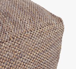 Blaise Handwoven Outdoor Pouf