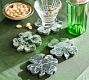 Four Leaf Clover Marble Coasters - Set of 4