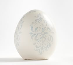 Chambray Hand-Painted Ceramic Eggs