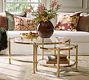 Everson Round Glass Nesting Coffee Tables