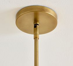 Flax Linen Globe Pendant (30")