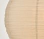 Flax Linen Globe Pendant (30")