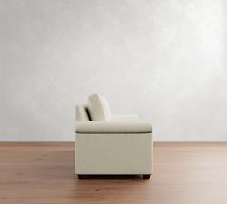 Cameron Modern Roll Arm Sleeper Sofa with Air Topper (56"&ndash;88")