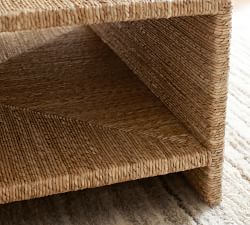 Malibu Square Woven Coffee Table