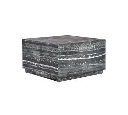 Myles Concrete Square Outdoor Coffee Table (32")