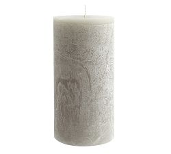 Scented Timber Pillar Candle - Gray Moss