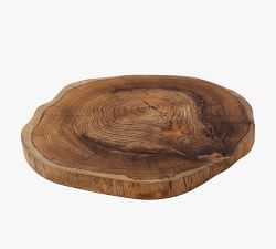 Teak Wood Slab Cheese &amp; Charcuterie Board