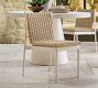 Huntington Wicker &amp; Metal Outdoor Dining Side &amp; Armchair