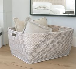Tava Handwoven Rattan Family Basket