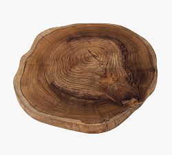 Teak Wood Slab Cheese &amp; Charcuterie Board