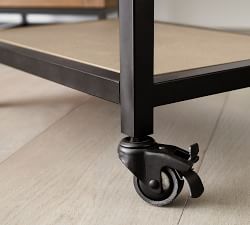 Flynn Metal Rolling Storage Cart (20")