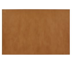 Leather Blotter And Mouse Pad Set, Tan/Navy