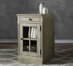 Livingston Glass Door Cabinet (17.5")