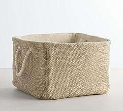 Mason Woven Utility Basket  - Flax