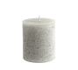 Scented Timber Pillar Candle - Grey Moss