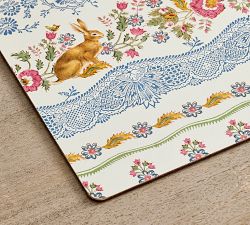 Botanical Bunny Cork Placemats - Set of 4
