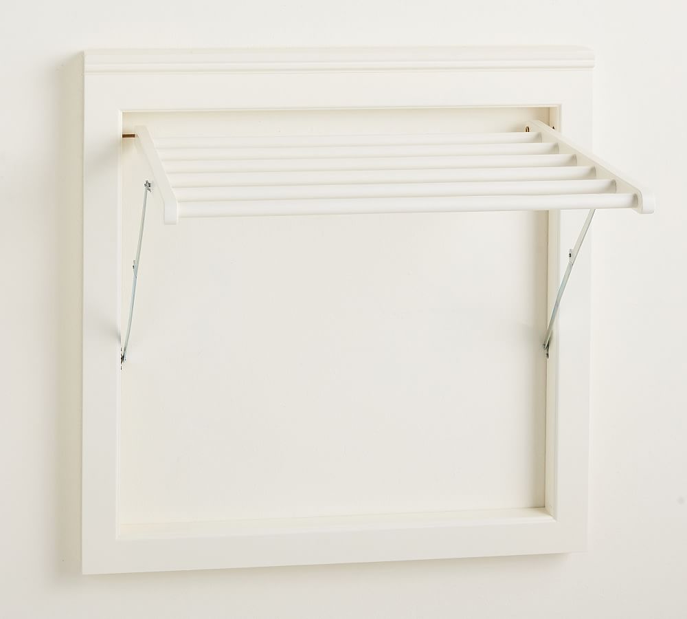 Aubrey Folding Drying Rack - White, 30"W