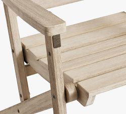 Indio Eucalyptus Foldable Outdoor Armchairs, Set of 2