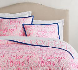 Lilly Pulitzer La Via Loca Reversible Quilt &amp; Shams