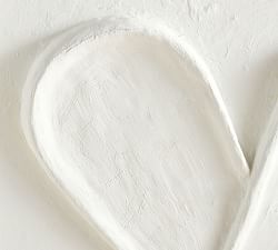 Stucco Textured  Heart Wall Art
