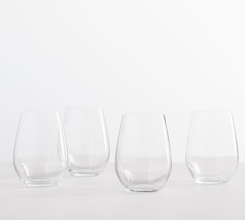 Vino Stemless Wine Glasses, Set of 4