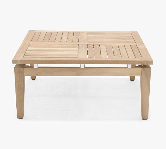 Miami Teak Square Outdoor Coffee Table