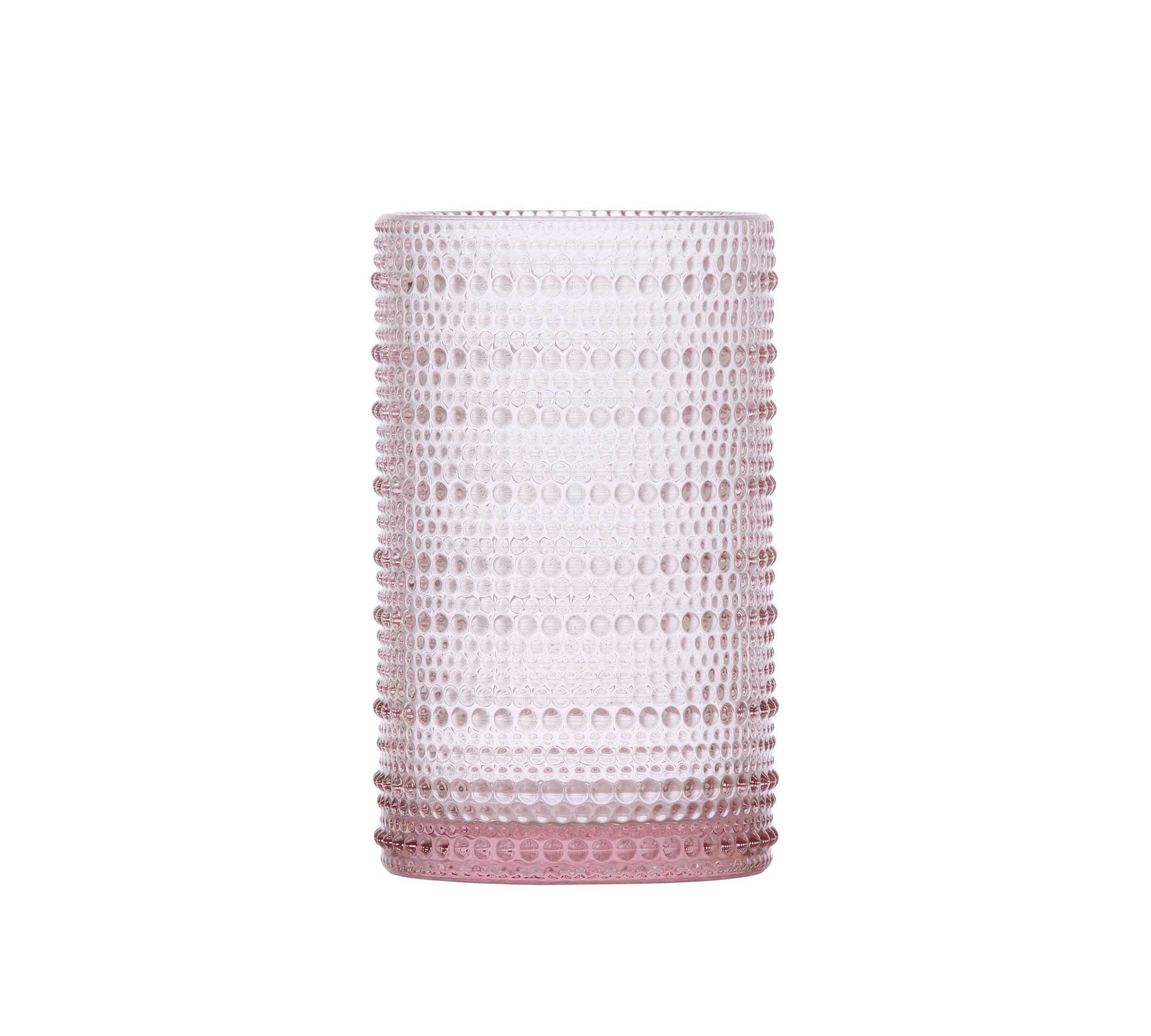 Jupiter Beaded Tumblers - Set of 6 - 13 oz., Set of 6 - Pink