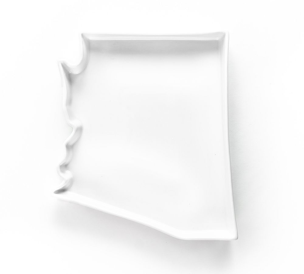 Lark Handmade Porcelain State Serving Platter