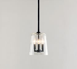 Open Box: Porter Recycled Glass Pendant - Bronze