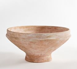 Open Box: Solis Oversized Terracotta Bowl, 17" Diam.