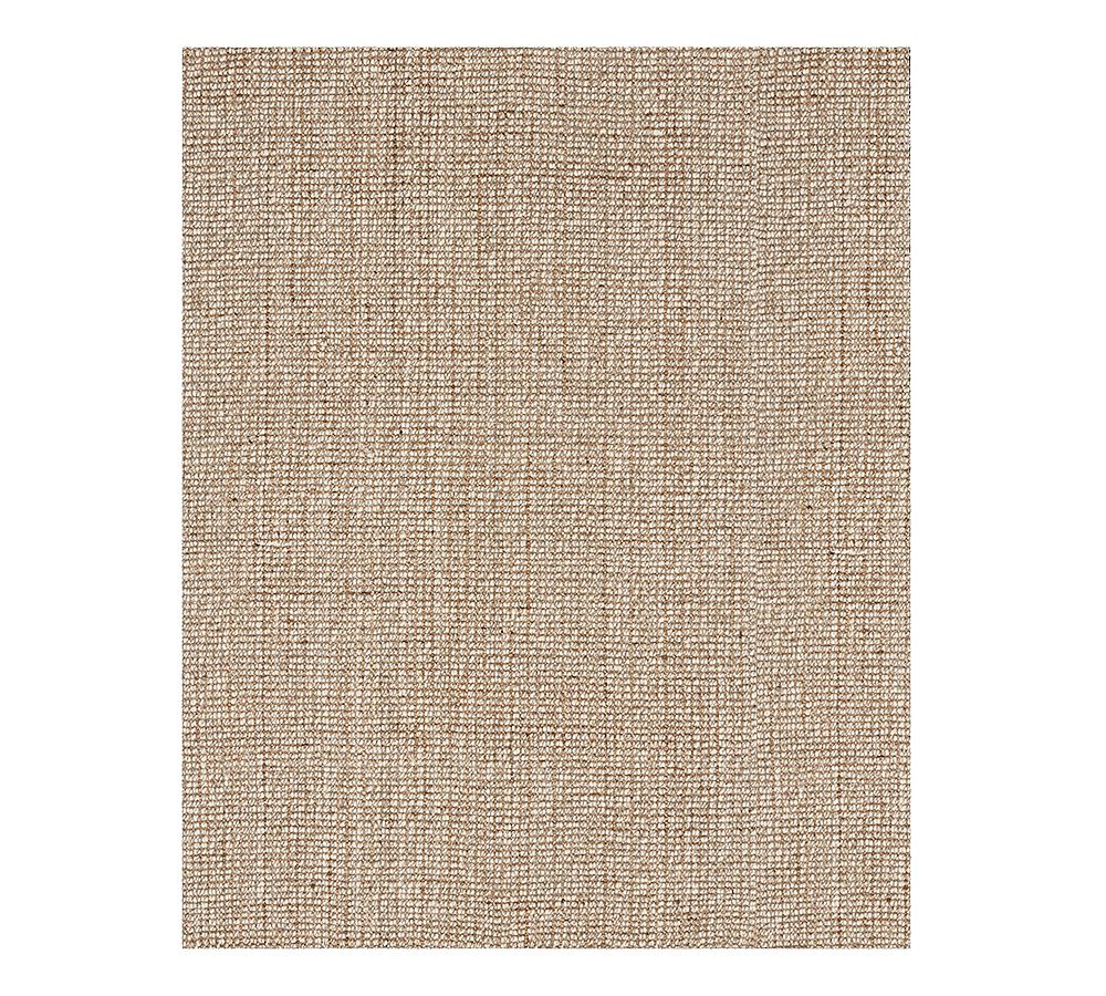 Chunky Wool Jute Rug - Charcoal, 6' x 9'