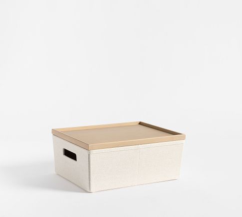 Rectangle Lidded Utility - 13"W x 5.5"H