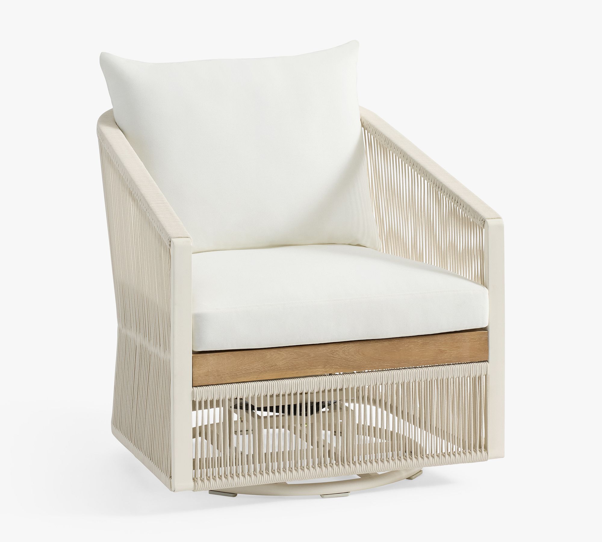 Pottery Barn Lakewood Swivel Lounge Chair - Thumbnail 3