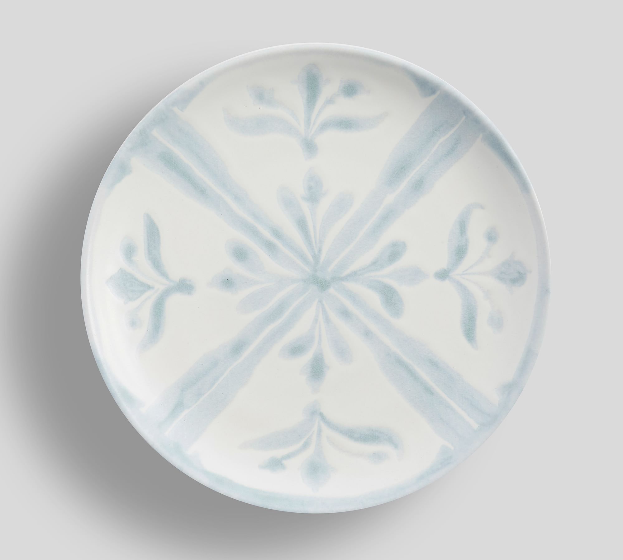 Chambray Tile Stoneware Salad Plates - Set of 4 - Set of 4