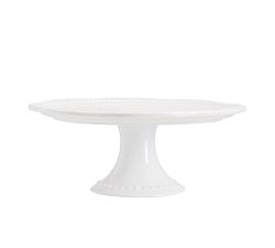 Emma Beaded Stoneware Cake Stand - Thumbnail 3