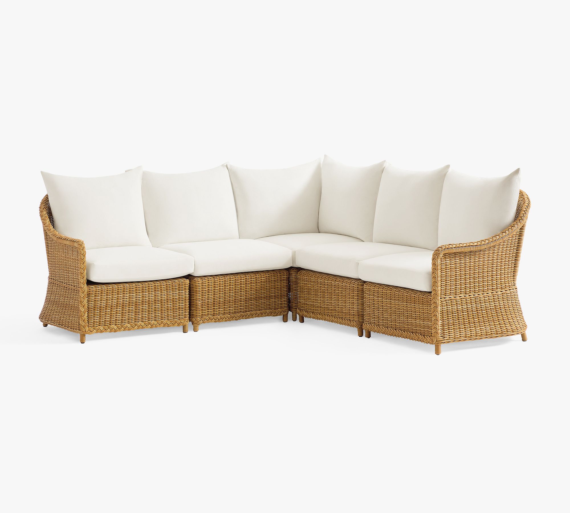 Pottery Barn Westport Wicker Sectional - Thumbnail 2