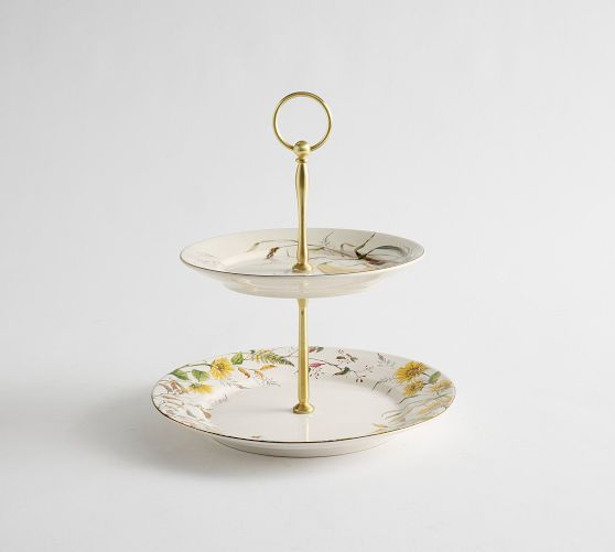 Bedford Harvest Stoneware Tiered Stand - Thumbnail 2