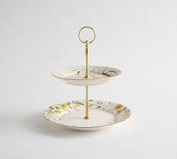 Bedford Harvest Stoneware Tiered Stand