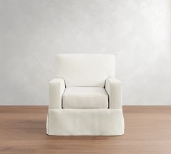Buchanan Modern Square Arm Slipcovered Chair