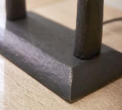 Easton Forged Iron Arc Table Lamp (22")