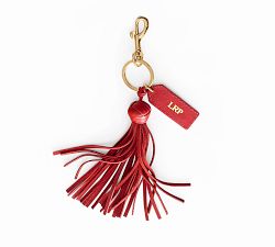 Mark &amp; Graham Leather Tassel Keychain