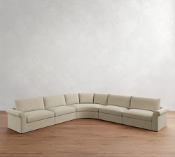 Westwood Roll Arm 5-Piece Curved Wedge Sectional (153")